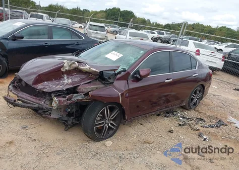 2017 Honda Accord Sport из США, поврежденный, VIN 1HGCR2F51HA015406